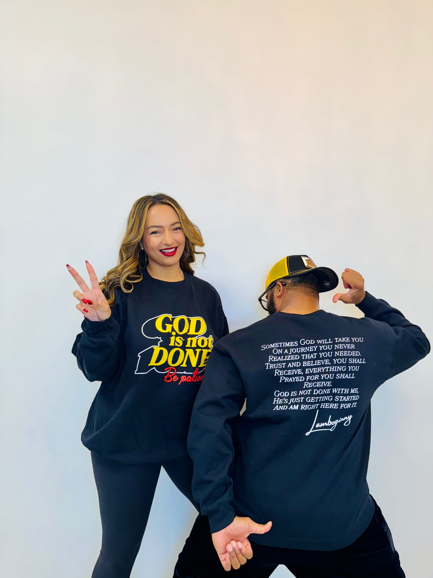 God Is Not Done Crewneck Sweatshirt